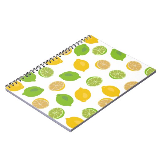 Carnet Lemon and Lime Pattern (Côté gauche)