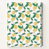 Carnet Lemon Floral Personalized (Dos)