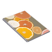 Carnet Lemon Orange Pamplemousse Citrus Art notebook (Côté Droit)