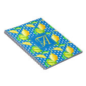 Carnet Lemon Tree Ocean Blue MONOGRAM (Côté Droit)