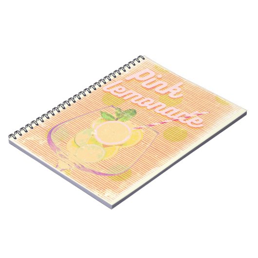 CARNET LEMONADE ROSE (Côté gauche)