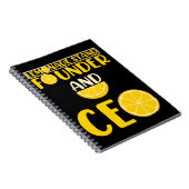 Carnet Lemonade Stand Boys Girl Funny CEO (Côté Droit)