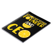 Carnet Lemonade Stand Boys Girl Funny CEO (Côté gauche)