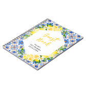 Carnet Lemons Foliage Birthday Mediterranean Guest Book (Côté gauche)