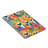 Carnet Lemur Paradise - Design de la jungle (Côté Droit)