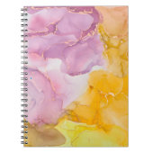 Carnet L'encre d'alcool est translucide. Art fluide. Mode (Devant)