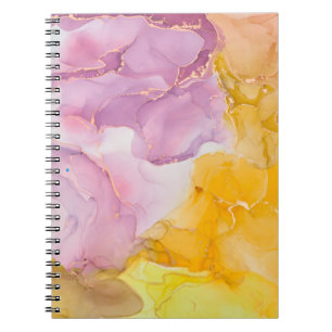 Carnet L'encre d'alcool est translucide. Art fluide. Mode