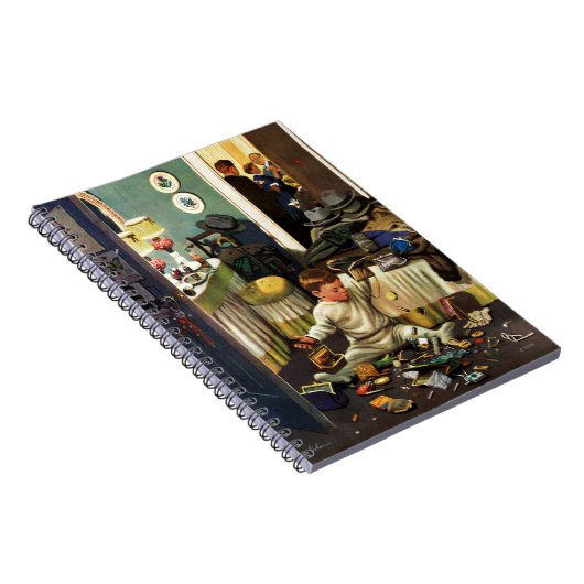 Carnet L'enfant en bas âge vide des bourses (Côté Droit)