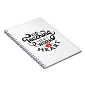 Carnet L'enseignement est un travail de coeur apprécié pa (Côté Droit)