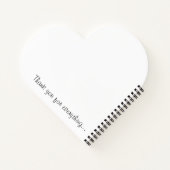 Carnet L'enseignement, un travail de coeur (Dos)