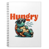 Carnet Lente et faim - Tortue Cool (Devant)