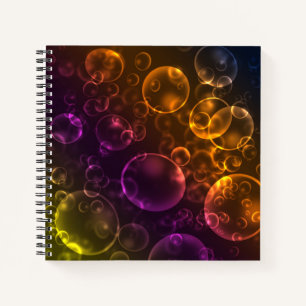 Carnet Lentilles multicolores, bokeh