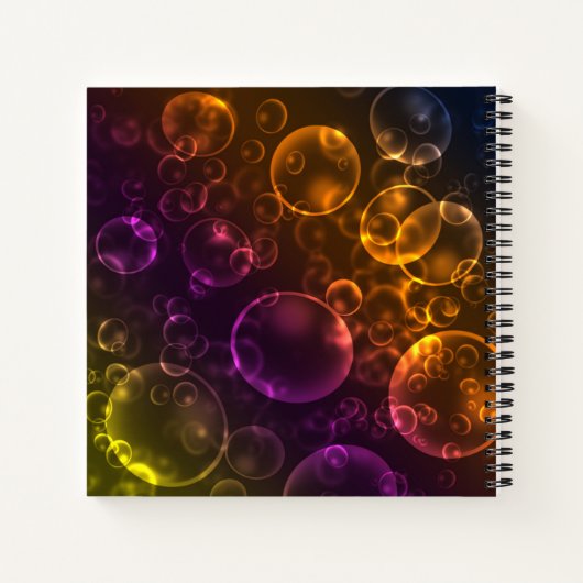 Carnet Lentilles multicolores, bokeh (Dos)