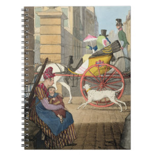 Carnet L'entrée de chariot, de 'vingt-quatre sujets,