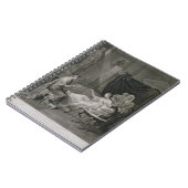 Carnet L'entrevue d'Augustus et de Cléopâtre, gravée (Côté gauche)