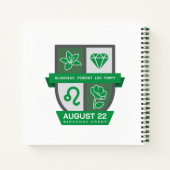Carnet Leo Birthday Crest™ for August 1-22 (Dos)