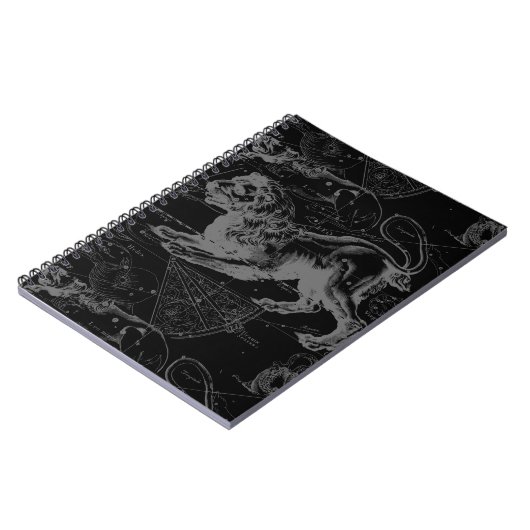 Carnet Leo Constellation Hevelius 1690 Décor (Côté gauche)