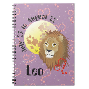Carnet Leo July 23 à août 22 Notebook