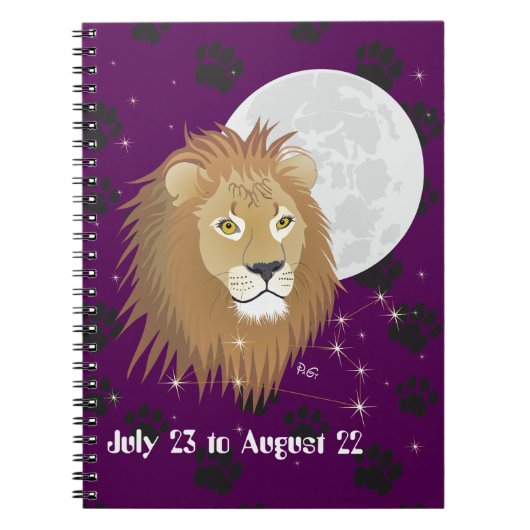 Carnet Leo July 23 à août 22 Notebook (Devant)