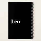 Carnet Leo Zodiac Mot Cloud Inspiration (Verso)
