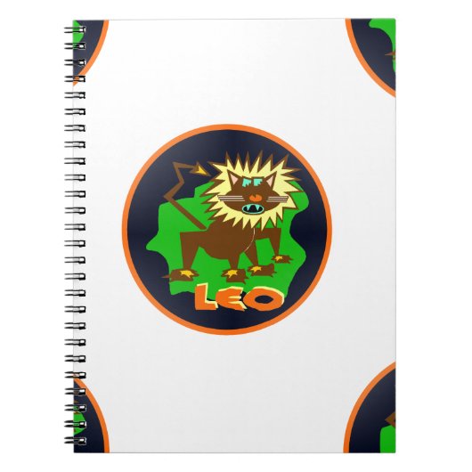 Carnet leo zodiaque (Devant)
