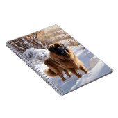 Carnet Leonberger Laissez-le neiger Noël (Côté Droit)