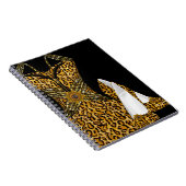 Carnet Leopard Animal Haut talon Chaussures Robe (Côté Droit)
