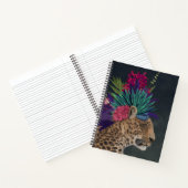 Carnet Leopard avec tête tropicale (Intérieur)