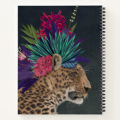 Carnet Leopard avec tête tropicale (Dos)