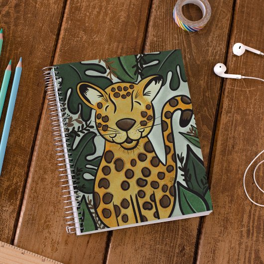 Carnet Leopard Cheetah Big Jungle Cat Art De Jess