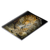 Carnet Leopard de repos personnalisé (Côté gauche)