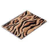 Carnet Léopard de tigre : Peau animale sans joint (Côté gauche)