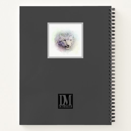 Carnet léopard des neiges (Dos)