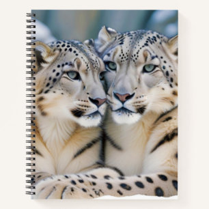 Carnet Léopard des neiges Animal Nature Faune Affection A