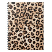 Carnet Leopard Design Motif : Wild Elegance. (Devant)