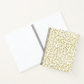 Carnet Leopard d'or, Parties scintillant d'or, Empreinte  (Intérieur)