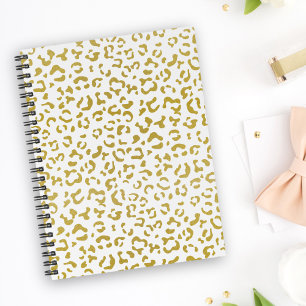 Carnet Leopard d'or, Parties scintillant d'or, Empreinte