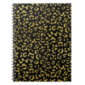 Carnet Leopard d'or, Parties scintillant d'or, Motif de l (Devant)