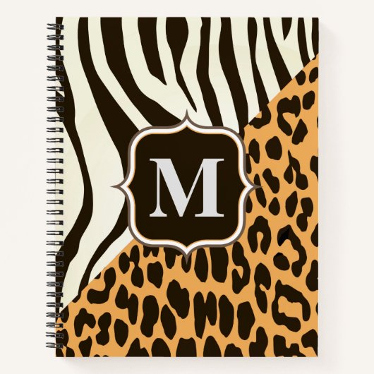 Carnet Leopard et Zebra (Devant)