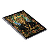 Carnet Léopard, faune Art déco (Côté Droit)