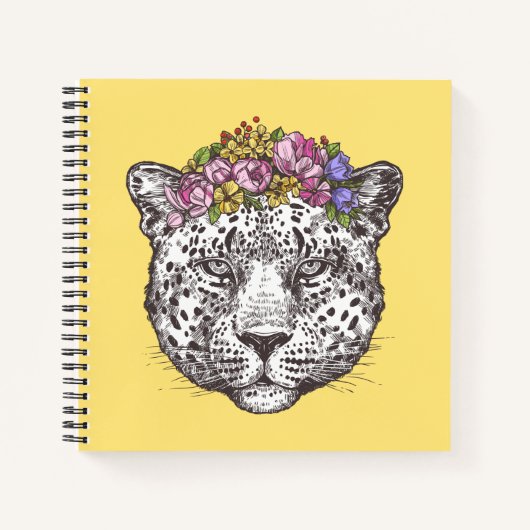 Carnet Leopard Hippie Chic (Devant)
