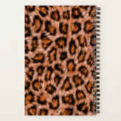Carnet Leopard Jaguar Chat fourrure Brown Motif-24609 (Verso)