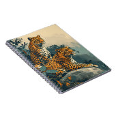 Carnet Leopard Jungle : Carte postale Vintage (Côté Droit)
