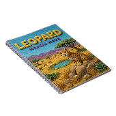 Carnet Léopard Maasai Mara Moderne KlayKoo (Côté Droit)