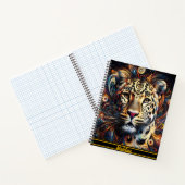 Carnet Leopard Magic : Atmosphère de la jungle artistique (Intérieur)