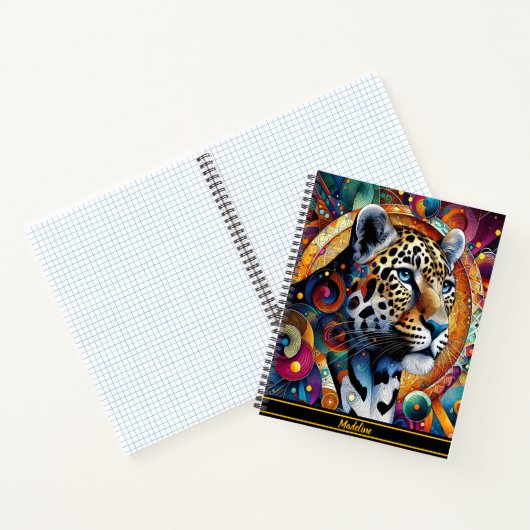 Carnet Léopard Majesty : Bold Jungle Vibes (Intérieur)