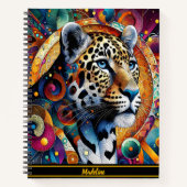 Carnet Léopard Majesty : Bold Jungle Vibes (Devant)
