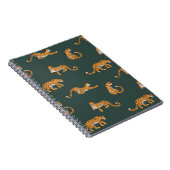 Carnet Leopard motif plat couleur transparente illustr de (Côté Droit)