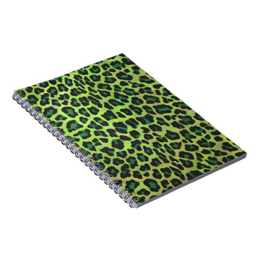 Carnet Léopard noir et vert (Côté Droit)