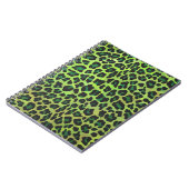 Carnet Léopard noir et vert (Côté gauche)
